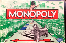 Monopoly Game Classic Edition Family Board Game Original Hasbro  - NEW SEALED! - $29.58