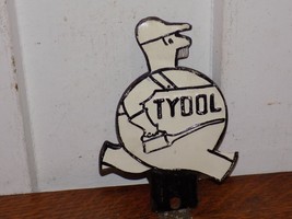 Vintage Tydol White Version Embossed License Plate Topper - $173.25