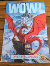 TSR WOW! Advanced Dungeons And Dragons 2nd Edition Dragon Mountain Poster   - £45.91 GBP