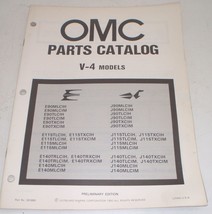 1980 Preliminary OMC Outboard Parts Catalog V4 Models, 90, 115 &amp; 140 HP - $16.98