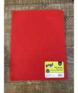 Pop! Felt Sheet 9x12” Red Sticky Back - $219.72 MXN