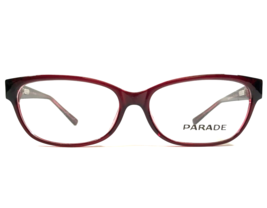 Parade Eyeglasses Frames Q-Series 1710 PLUM Purple Red Rectangular 53-15-135 - £31.31 GBP