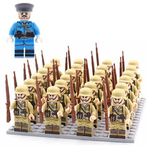 WW2 Military France Army Soliders and officer Army set 25 Minifigures Lot - £21.97 GBP