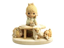 Jonathan &amp; David Figurine #E-9265, Precious Moments &quot;Press On&quot;, 1982, PM... - $9.75