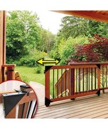 Pylex Deck Hardware Kit Sliding Gate Rust Resistant Powder Coated Steel ... - $103.77