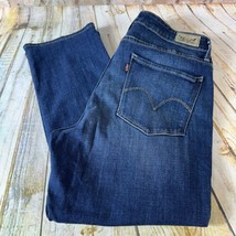 Levi&#39;s MID RISE SKINNY Womens Size 14 Blue Jeans Denim Pants 31X31 - £18.68 GBP