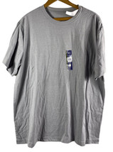 George 2XL Moisture Wicking T Shirt Gray NEW Mens Short Sleeve Knit Cotton - $18.52