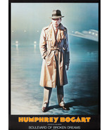 Framed canvas art print giclée Boulevard of Broken Dreams Humphrey Bogart - £31.13 GBP+