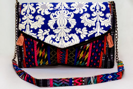 One-Of-A-Kind Jaipur Crossbody Hand Bag with Antique Hand Embroidery - $64.99