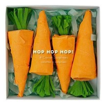 NIB SET 4 Meri Meri Easter Carrot Surprises Tissue Wrapped Party Favor Decor - £11.78 GBP