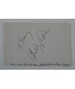 Billy Rose Signed 4x6 Cut Paper Autographed Theatrical Showman Personali... - £71.19 GBP