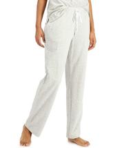 Charter Club Cotton Knit Pajama Pants, Gray, Size Medium - $17.50
