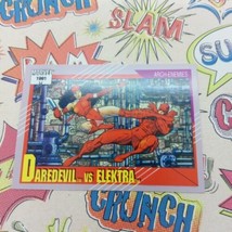 1991 Impel Marvel Universe Daredevil Vs Elektra #95  - £1.18 GBP