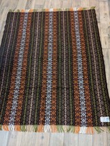 Vintage Te Ariki Travel Rug Wool Camp Blanket New Zealand Onehunga Woollen Mills - £268.11 GBP