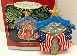 Hallmark 1998 American Armed Forces National Salute Ornament - £7.91 GBP