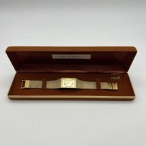 Vintage Rare Rectangular Jules Jurgensen Quartz Watch Steel Untested As Is - $119.65