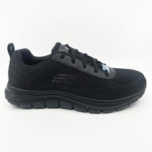 Skechers Track Moulton Black Mens Athletic Sneakers - £54.68 GBP