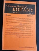 American Journal of BOTANY Official Publication November 1988 Volume 75 ... - $15.98
