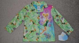Girls Pajamas 9 Pc Bath Set Disney Fairy TinkerBell Fleece Hair Watch Lo... - £21.01 GBP