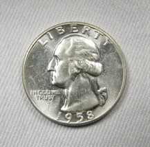 1958 Washington Quarter CherryPickers Type B Rev GEM BU Coin AC7 - £95.11 GBP