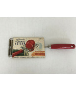 vintage ekco miracle tomato slicer with red handle mid century kitchen u... - $19.75
