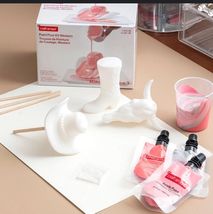 Craftsmart Paint Pour Kit Cowboy Hat, Cowboy Boot steer skull - $11.76