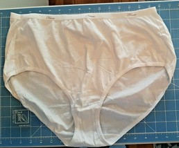 Hanes Size 10 Ladies White Cotton Panty New Tagless - £5.34 GBP