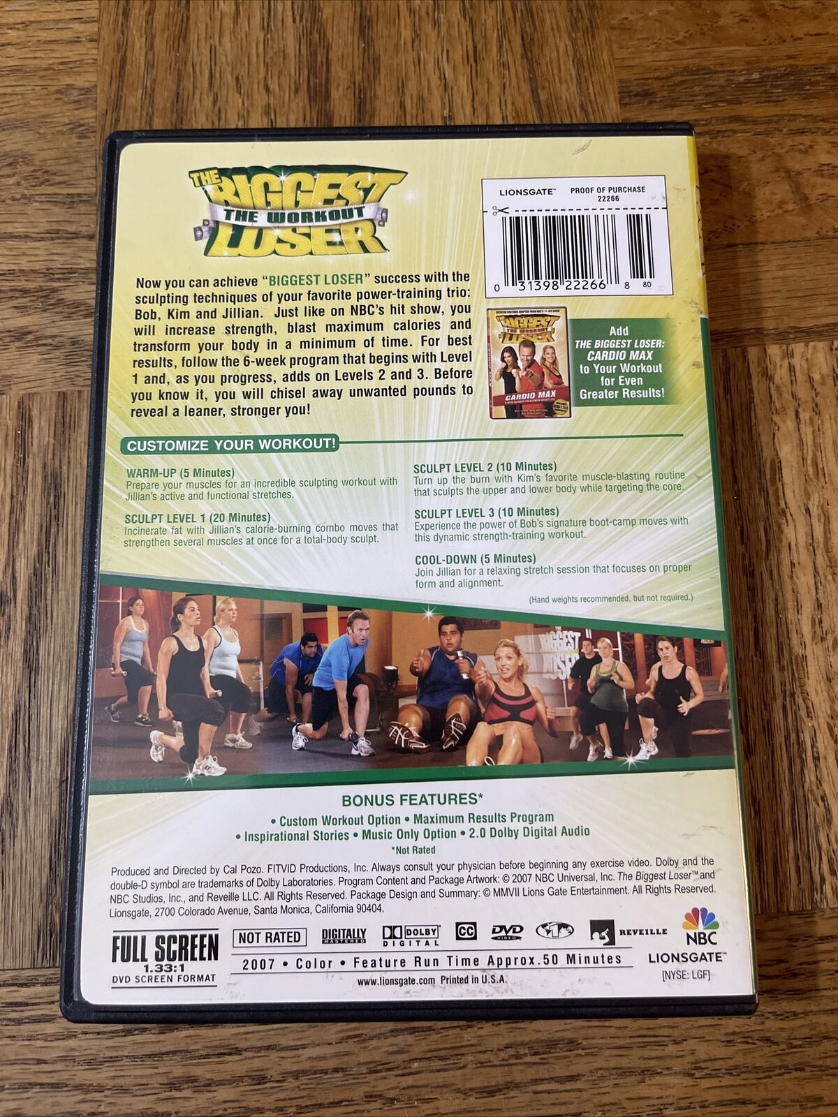 The Biggest Loser Power Sculpt DVD Item image 3
