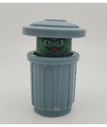 Oscar The Grouch Fisher Price Sesame Street 1974 Pop Up Trash Can Figure - $26.58 CAD