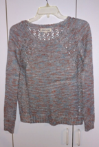 OLIVE &amp; OAK LADIES LS PULLOVER ACRYLIC/POLY SWEATER-S-BARELY WORN-SOFT/C... - $11.29