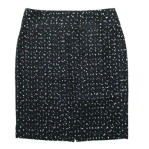 NWT J.Crew 365 No. 2 Pencil in Deep Navy Ivory Spotted Tweed Skirt 14 - £34.62 GBP