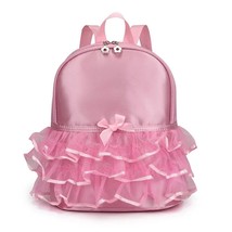 New Girls Ballet Dance Bag Embroidered Backpack Lace Ruffled Students Shoulder B - £24.28 GBP