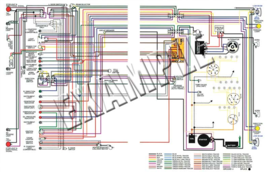 Laminated Colored Wiring Diagram 8-1/2&quot; X 11&quot; 1974 Pontiac Firebird Models - £27.72 GBP