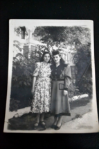 Original Antique Photo of a Women in Fashionable Clothes with inscription 1945 - £13.16 GBP