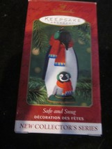 Hallmark Keepsake 2001 First In Series Safe and Snug Penguins Brand New - $9.99