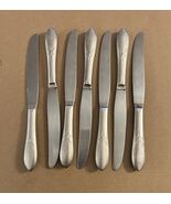 (7) Vtg Pickwick (Silverplate, 1938) Modern Hollow Knife Int’l Silver - $710.65 MXN