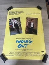 “Hiding Out” Original Movie Poster Video Release Promo 1 Sheet Jon Cryer CV - $11.18