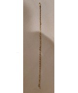 24KGL Hug and Kisses Ankle Bracelet 10.5&quot; - $1,282.24 MXN