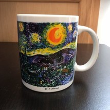 Chaleur Masters Collection Starry Night Vincent Van Gogh Mug Cup D. Burrows - £11.80 GBP