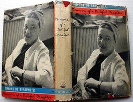 Simone De Beauvoir 1958 Hc 1st Ed Memoirs Of A Dutiful Daughter Feminism Wwi &amp; 2 - £20.31 GBP