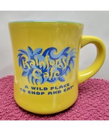Vintage Rainforest Cafe Coffee Cup Mug Yellow Blue Wild Place To Shop Ea... - $298.53 MXN