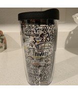 Tervis Warner Brothers Friends Pattern Tumbler w/Wrap &amp; Black Lid 16oz. cup - $10.00
