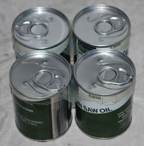 Unopened 4 pack Sears Craftsman Chain Saw Oil can, 8 oz. 32-36555 New Ol... - $56.09