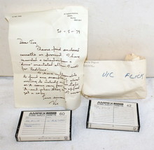 Vic Flick 1979 Cassette Demo Tapes + Letter to Joe Habig @ Readers Digest - £3,982.16 GBP