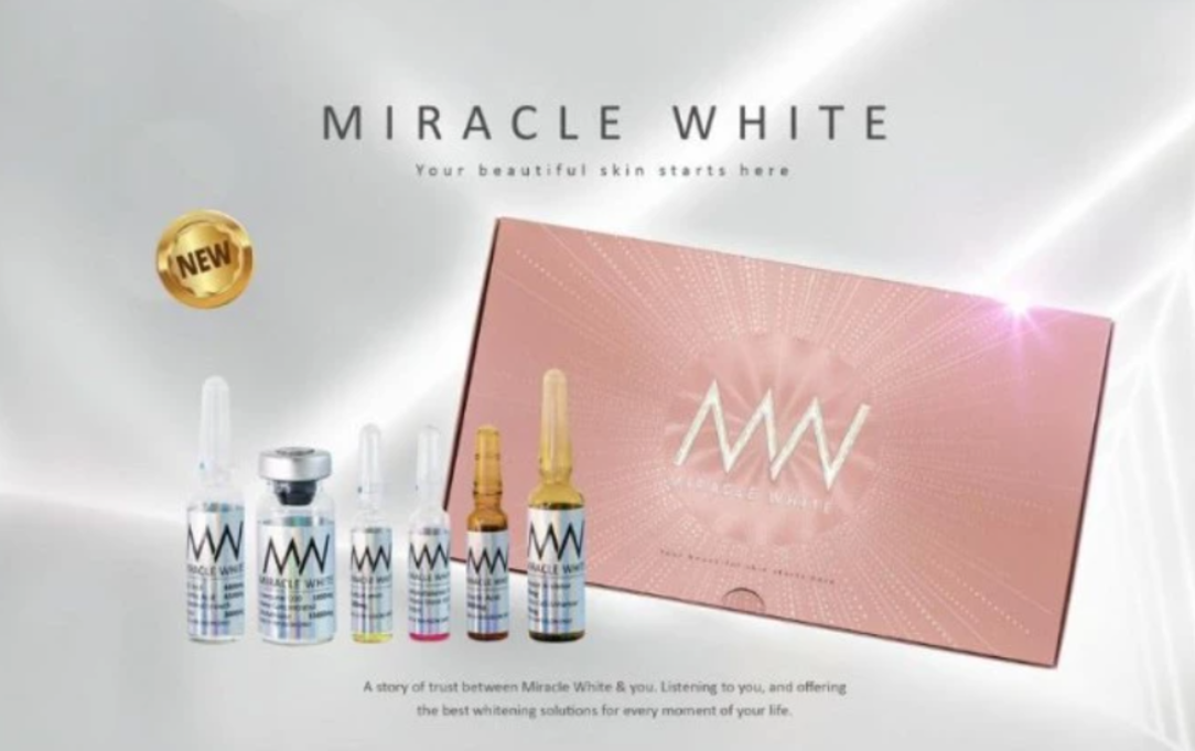 5 Box Miracle White Pink DHL EXPRESS - $547.90