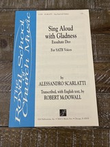 Royal School Church Music Sing Aloud With Gladness Sheet Music - $243.00