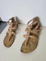 Impo Womens Sandals Biege Anisa Size 7m Straps  - $15.68