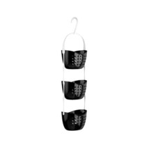 Premier Housewares 3-Tier Shower Caddy - Black  - £26.06 GBP