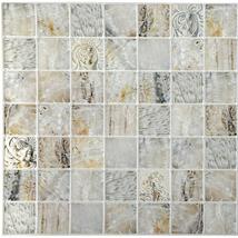 Dundee Deco PG7056 Beige Grey Faux Venecian Marble in Squares, 3.1 ft x 1.6 ft,  - £7.73 GBP+