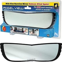 Angel View As Seen On TV 12&quot; Wide-Angle Rear View Mirror Clip-on for Cars SUV - £26.53 GBP